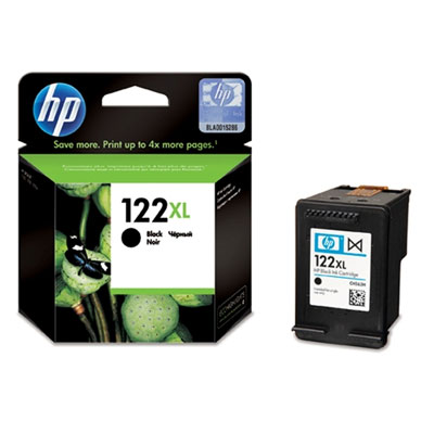 HP 122XL Negro Original Cartucho de Tinta HP122XL HP Deskjet 1000, 1050, 2000, 2050, 3000, 3050 480 páginas SKU: CH563HL