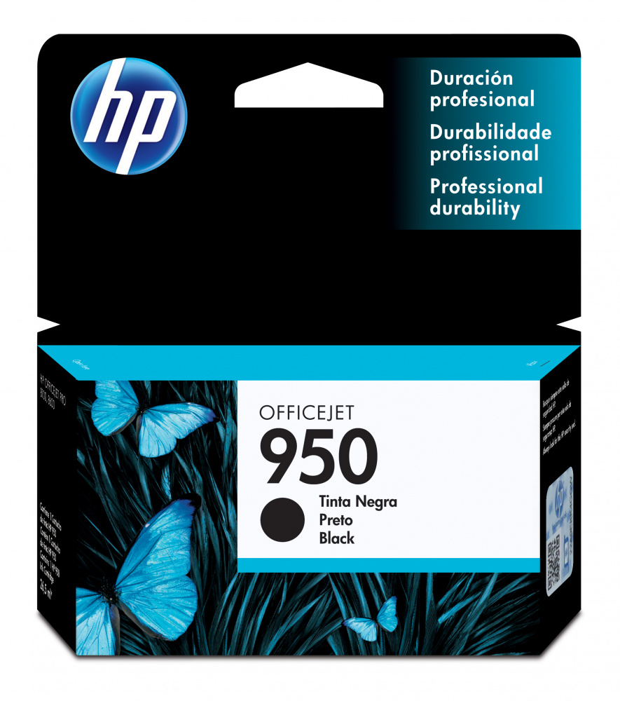 HP 950 Negro Original Cartucho de Tinta HP950 HP Officejet Pro 251DW/276DW/8100/8600/8610/8620 24ml SKU: CN049AL