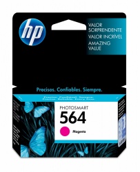 HP 564 Magenta Original Cartucho de Tinta HP564 HP Photosmart B8550, D5400/D7500 Printer series, B109/B110, C5380 All-in-One Printer, C6300, C510, B209, B210,  C309, C310, C410, B8550 and B8850 Photo Printers 300Pag. 3ml SKU: CB319WL