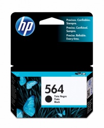 HP 564 Negro Original Cartucho de Tinta HP564 HP Photosmart B8550, D5400/D7500 Printer series, B109/B110, C5380 All-in-One Printer, C6300, C510, B209, B210,  C309, C310, C410, B8550 and B8850 Photo Printers 250Pag. 6ml SKU: CB316WL