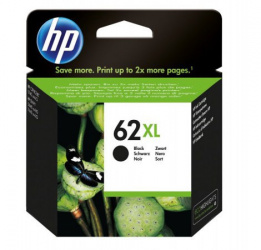 HP 62XL Negro Original Cartucho de Tinta HP62XL HP Officejet Pro 200, 258 HP ENVY 5640 e-All-in-One Printer  600Pag. 12ml. SKU: C2P05AL