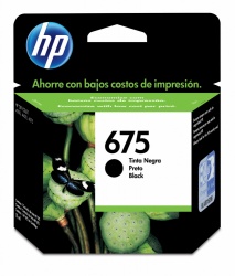 HP 675 Negro Original Cartucho de Tinta HP675 HP Officejet 4000 Series printers and HP Officejet 4400/4500 Series All-in-ones 250Pag. SKU: CN690AL