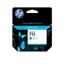 HP 711 Cian Original Cartucho de Tinta HP711 HP DesignJet T100, T120, T125, T130, T520, T525, T530 29ml SKU: CZ130A