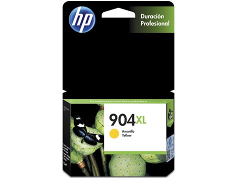 HP 904XL Amarillo Original Cartucho de Tinta HP904XL HP OfficeJet 6950 All-in-One, HP OfficeJet Pro 6960 All-in-One, HP OfficeJet Pro 6970 All-in-One 825Pag. 9.5ml SKU: T6M12AL