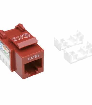 Intellinet Jack Categoría 5e, RJ-45, Rojo SKU: 210478