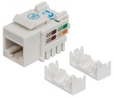 Intellinet Jack Categoría 6, RJ-45, Blanco SKU: 210591