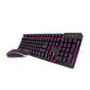 Kit Gamer de Teclado y Mouse Vorago KM-500, Alámbrico, USB, Negro (Español) SKU:  KM-500