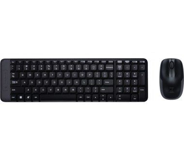 Kit de Teclado y Mouse Logitech MK220, Inalámbrico, USB, Negro (Español) SKU: 920-004430