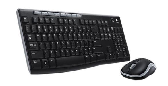 Kit de Teclado y Mouse Logitech MK270, Inalámbrico, USB, Negro (Español) SKU: 920-004432