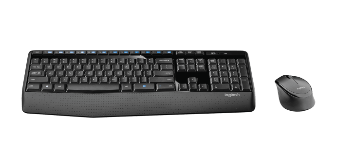 Kit de Teclado y Mouse Logitech MK345, Inalámbrico, USB, Negro (Español) SKU: 920-007820