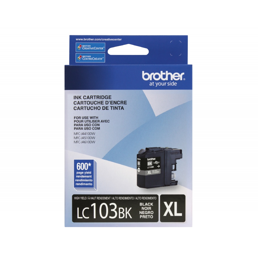 LC103BK XL Negro Original Cartucho de Tinta Brother LC-103BK MFC-J4410DW, MFC-J4510DW, MFC-J4610DW, MFC-J6720DW MFC-J6920DW 600 Pag. SKU: LC103BK