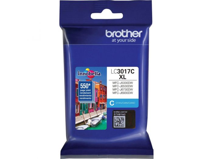 LC3017C XL Cian Original Cartucho de Tinta LC-3017C Brother MFC-J5330DW, MFC-J6530DW, MFC-J6730DW, MFC-J6930DW 550 Pag. SKU: LC3017C