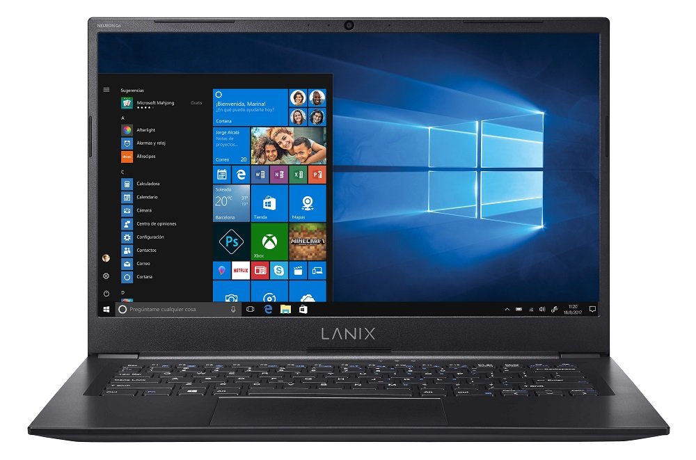 Laptop Lanix Neuron G6 10400 14" Full HD, Intel Core i5-10210U 1.60GHz, Ram 8GB, SSD 512GB, Windows 10 Home, Español, Negro SKU: G6 10400