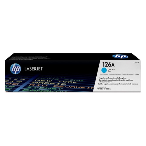 CE311A Cian Original Toner 126A HP LaserJet Pro CP1025, CP1025NW, M175nw 1,000 Páginas SKU: CE311A