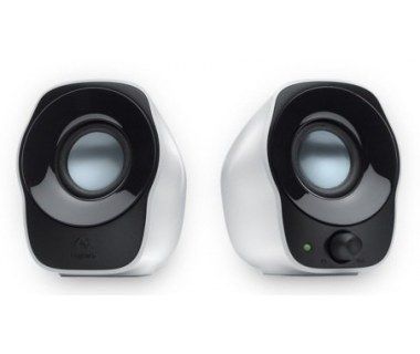 Logitech Bocinas para Computadora Stereo Z120, Alambrico, 2.0, 1.2W RMS, Negro/Blanco SKU: 980-000573