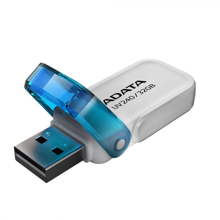 Memoria USB Adata UV240, 32GB, USB 2.0, Blanco
SKU: AUV240-32G-RWH