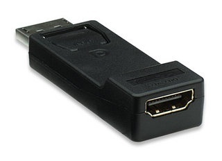 Manhattan Adaptador DisplayPort - HDMI, Alámbrico, Negro SKU: 308212