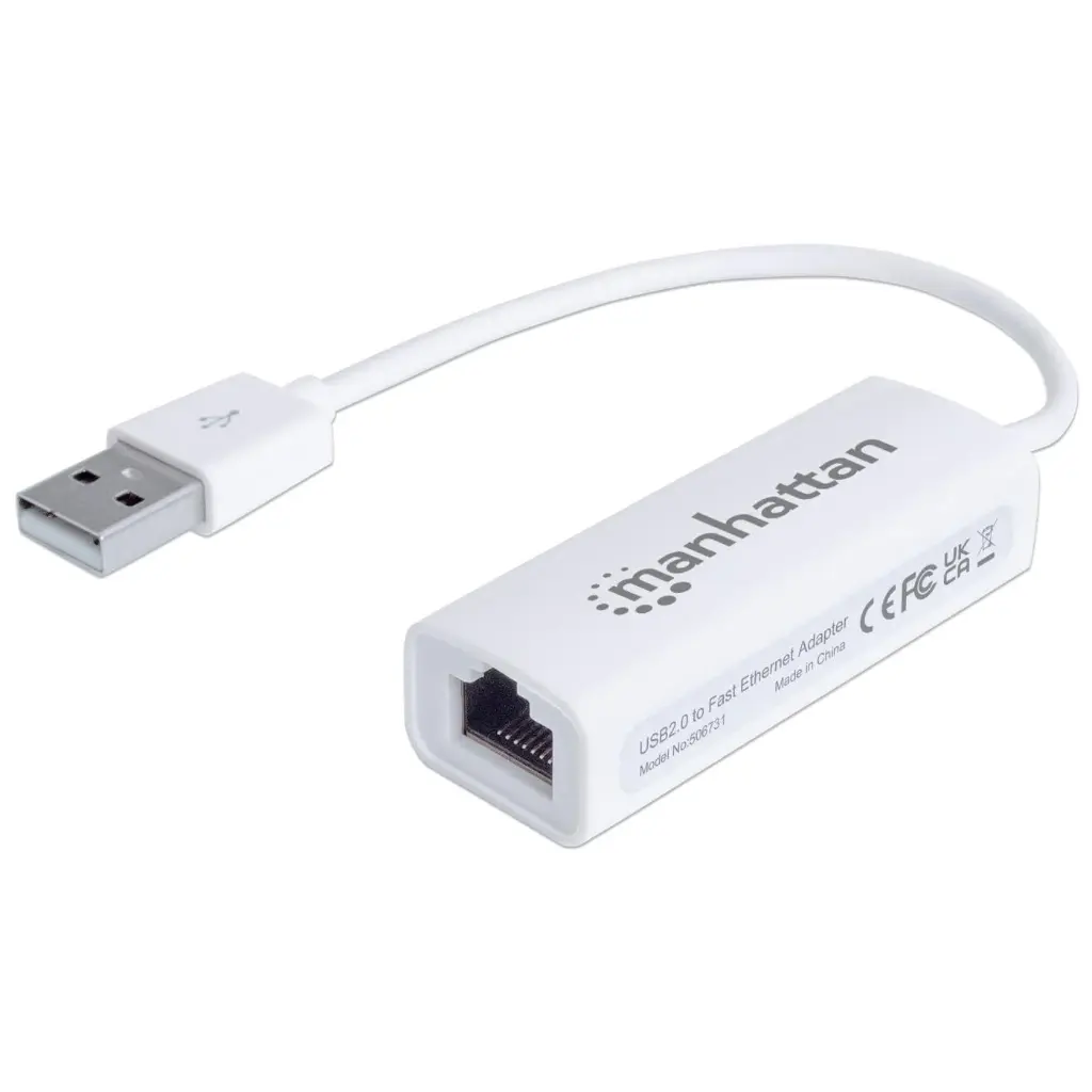 Manhattan Adaptador de Red USB 506731, Alámbrico, 100 Mbit/s AD-301 SKU: 506731