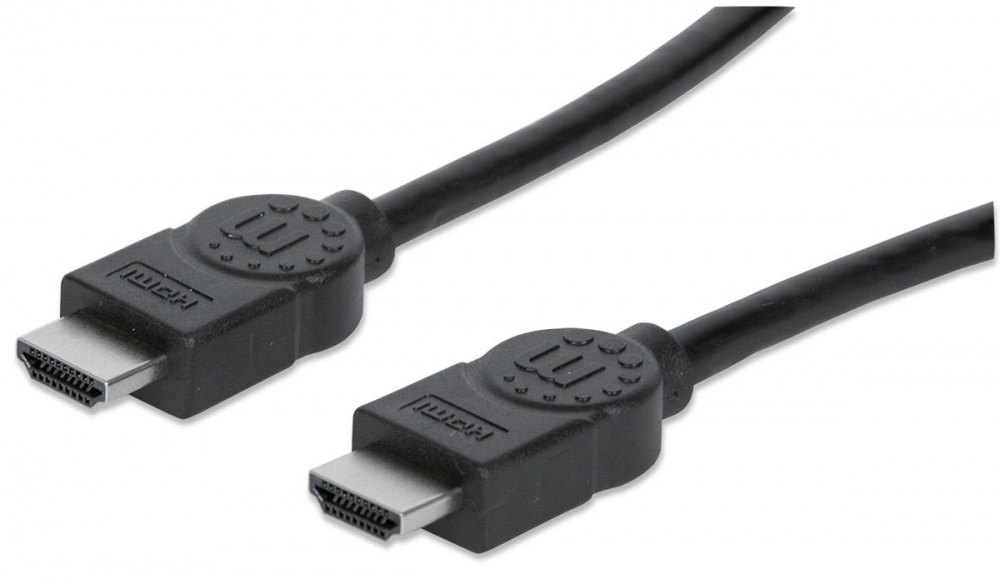 Manhattan Cable HDMI de Alta Velocidad Blindado, HDMI Macho - HDMI Macho, 4K, 30Hz, 3D, 15 Metros, Negro SKU: 308434