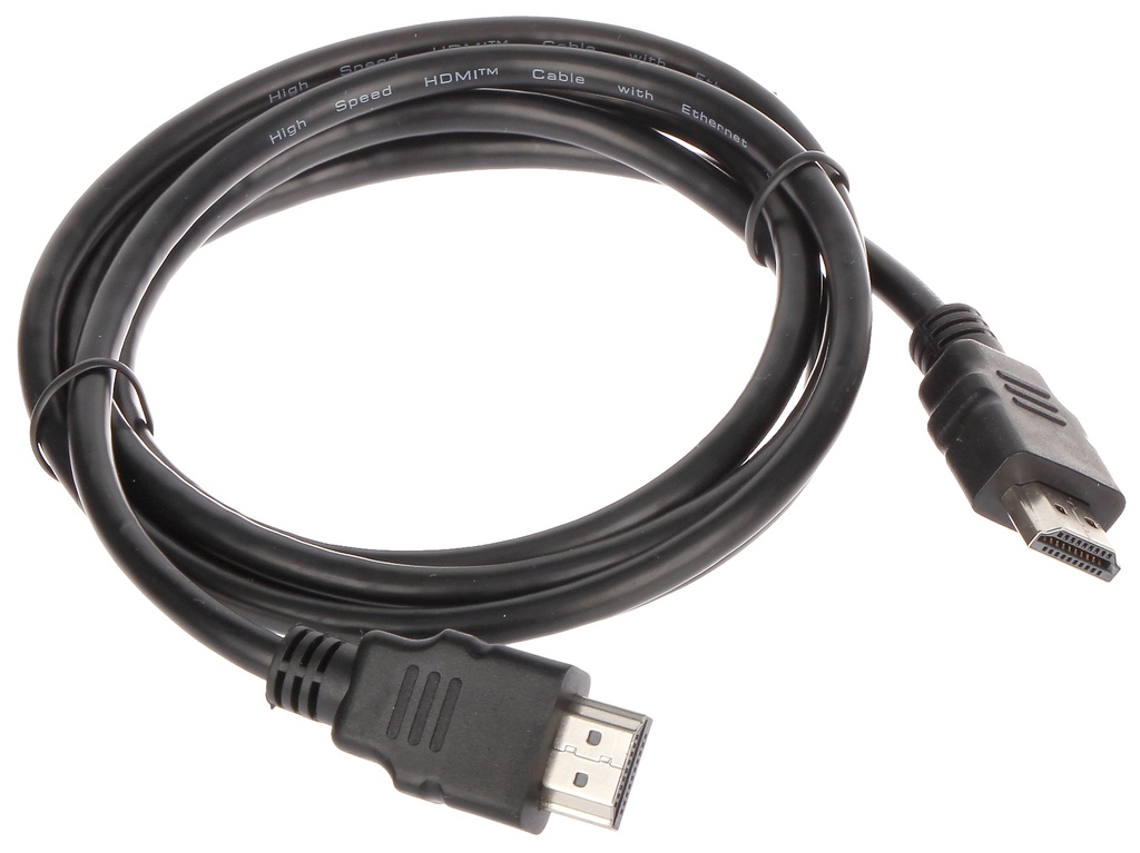 Manhattan Cable HDMI de Alta Velocidad con Canal Ethernet, HDMI Macho - HDMI Macho, 4K, 30Hz, 2 Metros, Negro SKU: 323215