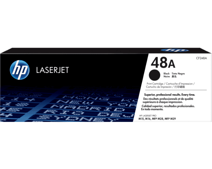 CF248A Original Toner 48A HP LaserJet Pro M15w, M15a, M16, MFP M28w/28a, MFP M29a, M29w  1,000 páginas SKU: CF248A