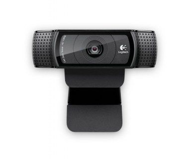 Camara Web Logitech Webcam HD Pro C920 con Micrófono, Full HD, 1920 x 1080 Pixeles, USB 2.0, Negro SKU: 960-000764