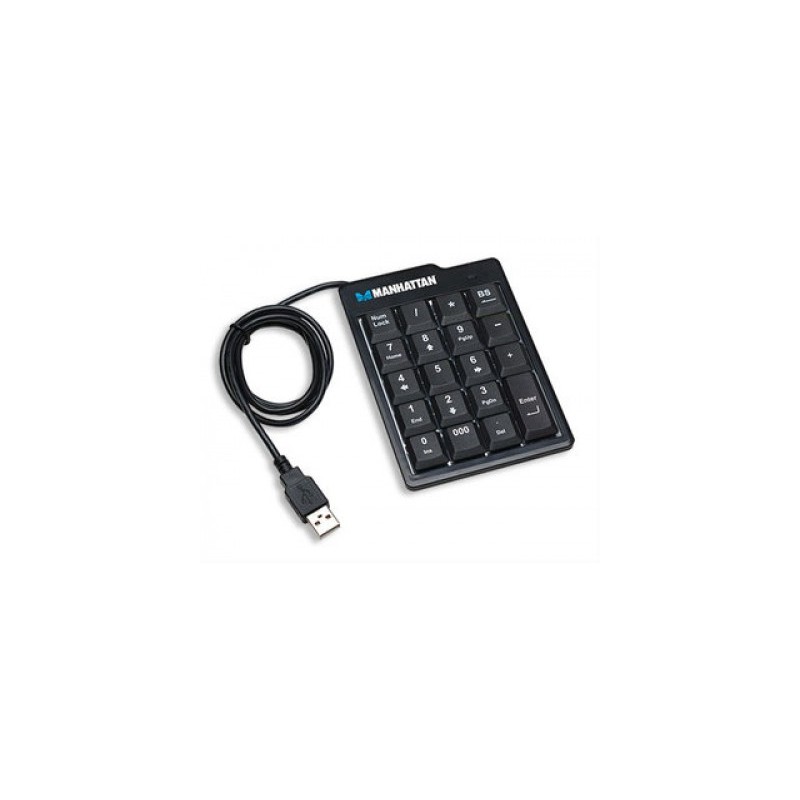 Manhattan Teclado Numérico 176354, Alámbrico, USB, Negro SKU: 176354