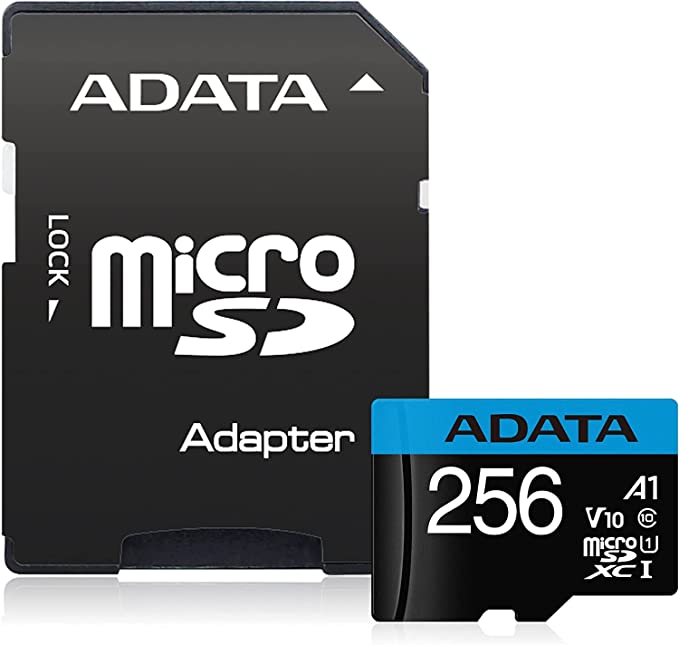 Memoria Flash Adata Premier, 256GB MicroSDXC UHS-I Clase 10, con Adaptador SKU: AUSDX256GUICL10A1-RA1