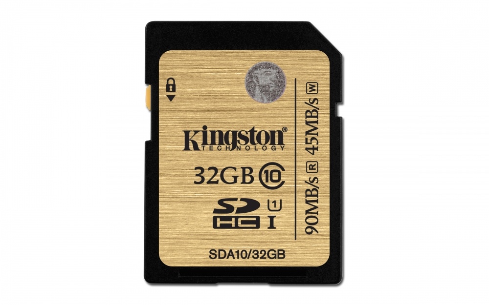 Memoria Flash Kingston, 32GB SDHC UHS-I Clase 10 SKU: SDA10/32GB