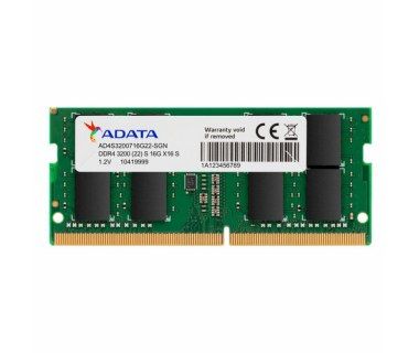 Memoria RAM ADATA Premier DDR4, 3200MHz, 8GB, Non-ECC, SO-DIMM 1.2V SKU: AD4S32008G22-SGN