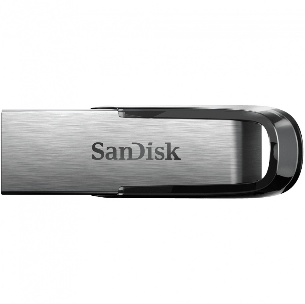 Memoria USB SanDisk Ultra Flair, 128GB, USB 3.0, Lectura 150MB/s, Plata/Negro SKU: SDCZ73-128G-G46