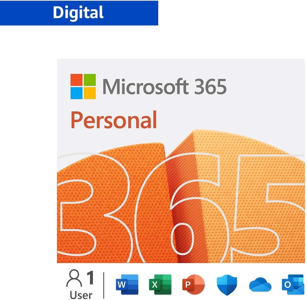 Microsoft Office 365 Personal Microsoft ESD 1 Usuario 5 Equipos Incluye: Word, Excel, PowerPoint, OneNote, Outlook, Access y Publisher SKU: QQ2-00008