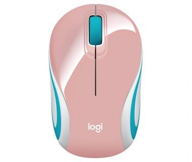 Mini Mouse Logitech Óptico M187, Inalámbrico, USB, 1000DPI Rosa SKU: 910-005364