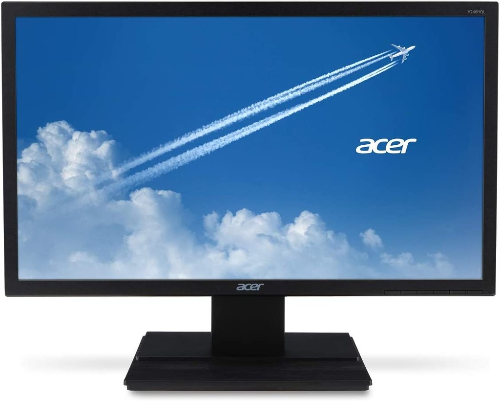 Monitor Acer V246HQL LED 23.6", 1920 x 1080, Full HD, Widescreen, HDMI, VGA, Negro UM.UV6AA.C02 SKU: V246HQL