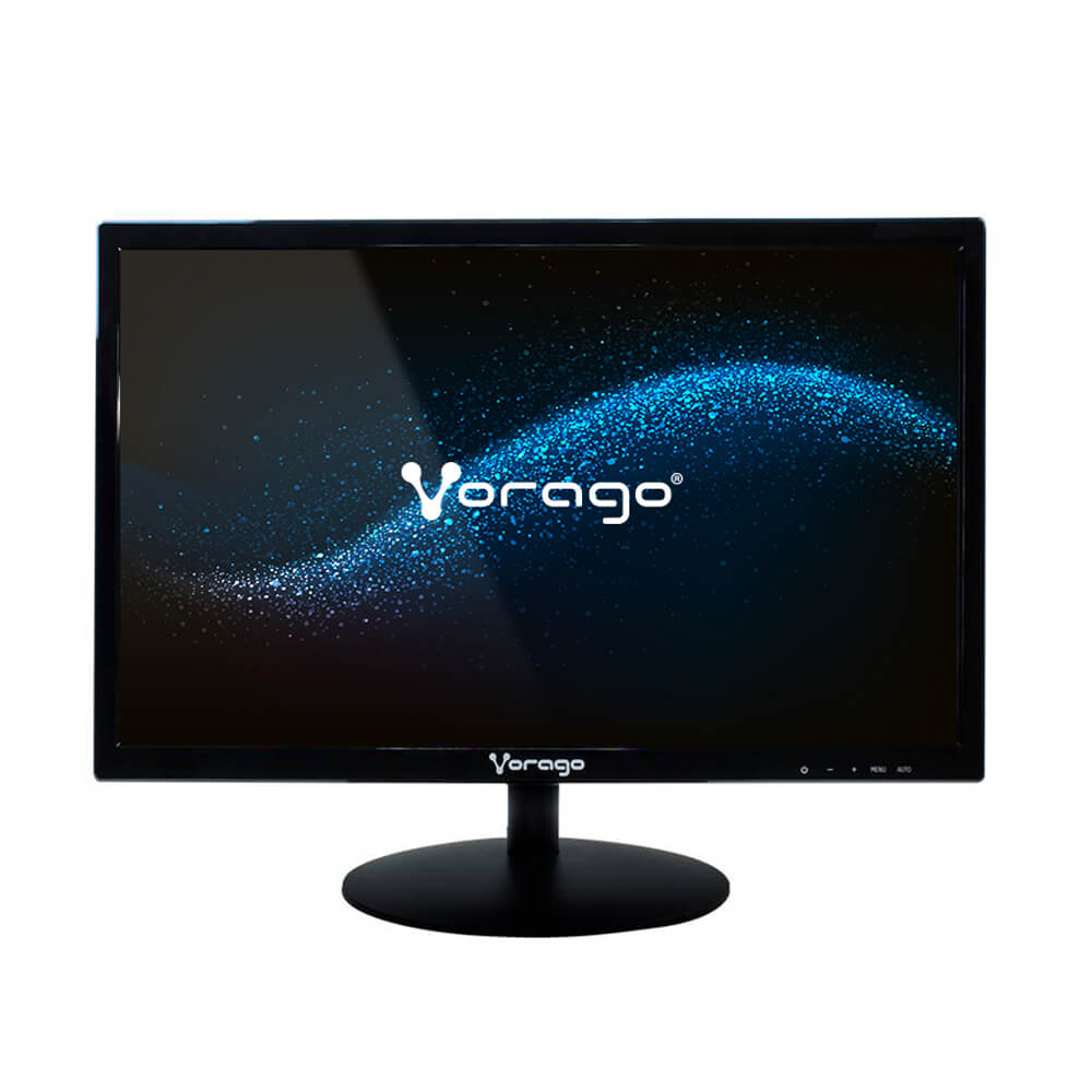 Monitor Vorago LED-W18-200 18.5'', Widescreen, Negro Resolución: 1366 x 768 Pixeles 60HZ HDMI/VGA SKU: LED-W18-200