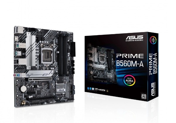 Motherboard ASUS Micro ATX PRIME B560M-A S-1200, Intel B560, HDMI, 128GB DDR4 para Intel SKU: PRIME B560M-A Tarjeta Madre