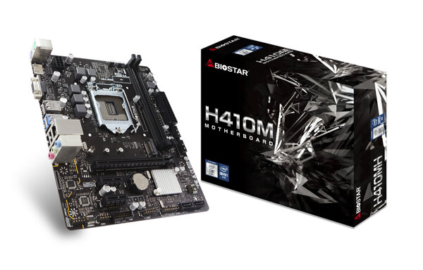 Motherboard Biostar Micro ATX H410MH  S-1200, Intel H410 HDMI, 64GB DDR4 para Intel ― No es Compatible con Procesadores Intel 11va. Generación SKU: H410MH Tarjeta Madre