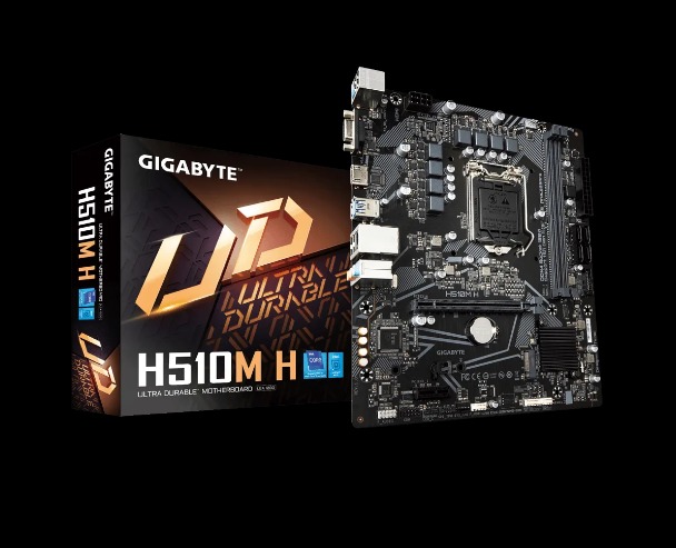 Motherboard Gigabyte Micro ATX H510M H S-1200, Intel H510 Express, HDMI, 64GB DDR4 para Intel SKU: H510M H Tarjeta Madre