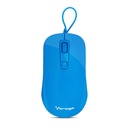 Mouse Ergonómico Vorago Óptico MO-102, Alámbrico, USB, 1600DPI, Azul SKU: MO-102/A