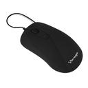 Mouse Ergonómico Vorago Óptico MO-102, Alámbrico, USB, 1600DPI, Negro SKU: MO-102/N