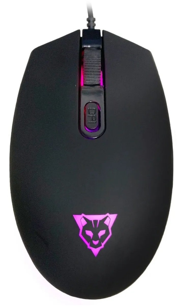 Mouse Gamer Ocelot Gaming Óptico OGEM02, Alámbrico, USB A, 2400DPI, Negro SKU: OGEM02