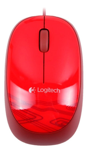 Mouse Logitech Óptico M105, Alámbrico, USB, Rojo SKU: 910-002959