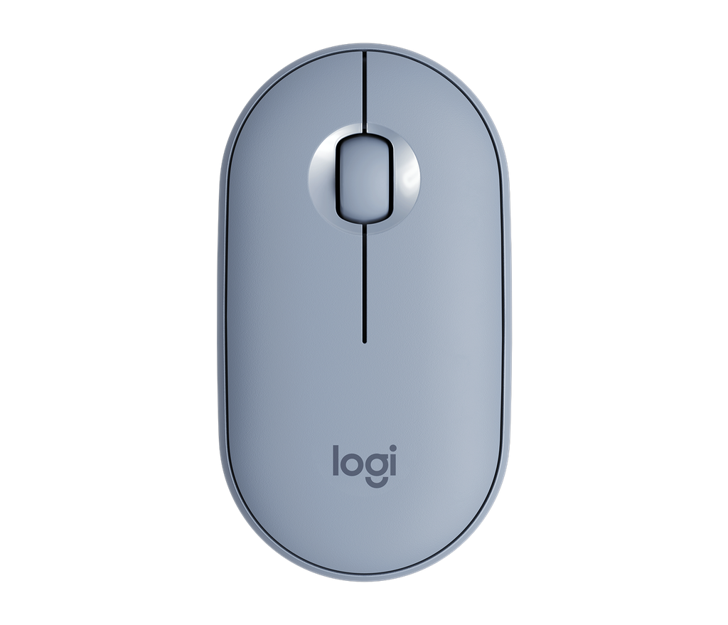 Mouse Logitech Óptico Pebble M350, Inalámbrico, Bluetooth, 1000DPI, Azul SKU: 910-005773