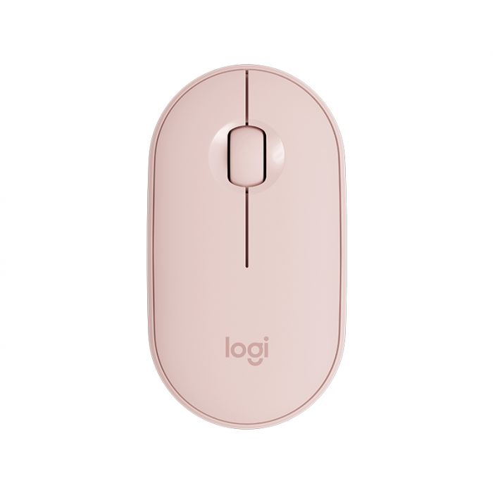 Mouse Logitech Óptico Pebble M350, Inalámbrico, Bluetooth, 1000DPI, Rosa SKU: 910-005769