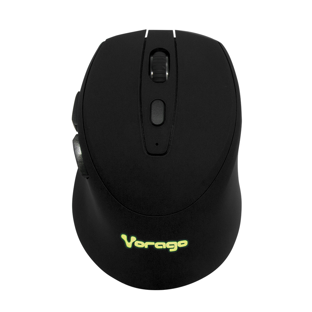 Mouse Vorago Óptico MO-306, Inalámbrico, USB, 2400DPI, Negro SKU: MO-306-BK