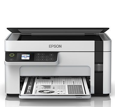 Multifuncional Epson EcoTank M2120, Blanco y Negro, Inyección, Tanque de Tinta, Inalámbrico, Impresora Copiadora y Escáner SKU: C11CJ18301