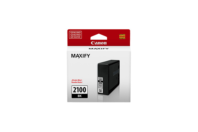 PGI-2100BK Negro Original Cartucho de Tinta PGI2100BK Canon iB4010, MB5110, MB5310, MB5410 29.1ml 1,000 Pag. SKU: 9295B001AA