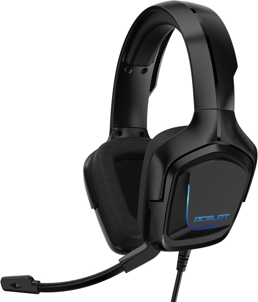 Ocelot Gaming Audífonos Gamer OGEH02, Alámbrico, 2.2 Metros, 3.5mm, Negro SKU: OGEH02