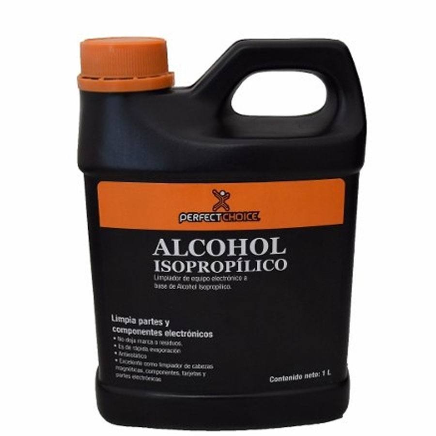 Perfect Choice Alcohol Limpiador PC-034124, 1 Litro SKU: PC-034124 CN-2956 SKU: PC-034094