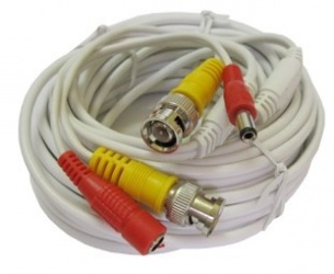 Provision-ISR Cable SIAMES Coaxial para Video, Macho - Macho, 20 Metros, Blanco POR-CA20